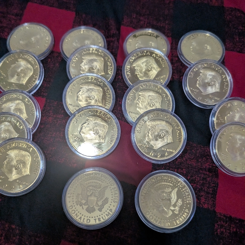 Donald Trump Gold Coins‎ X15